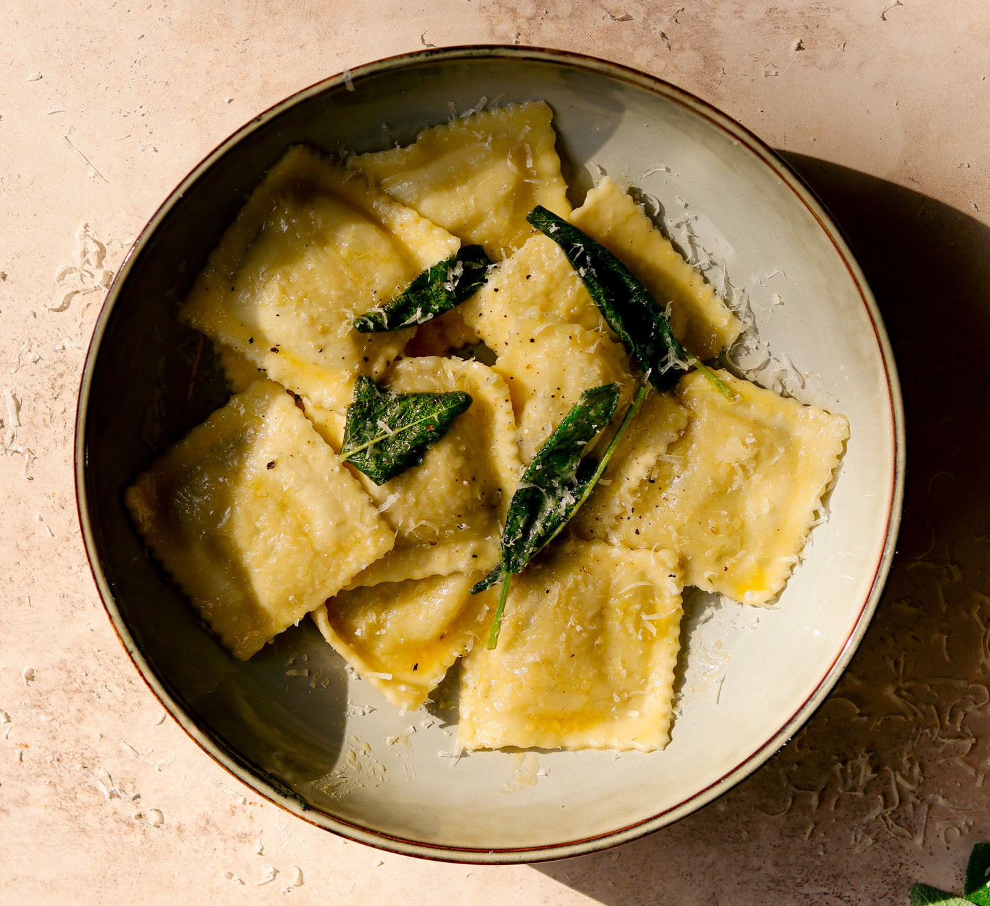 Ravioli Ricotta Hazelnoot