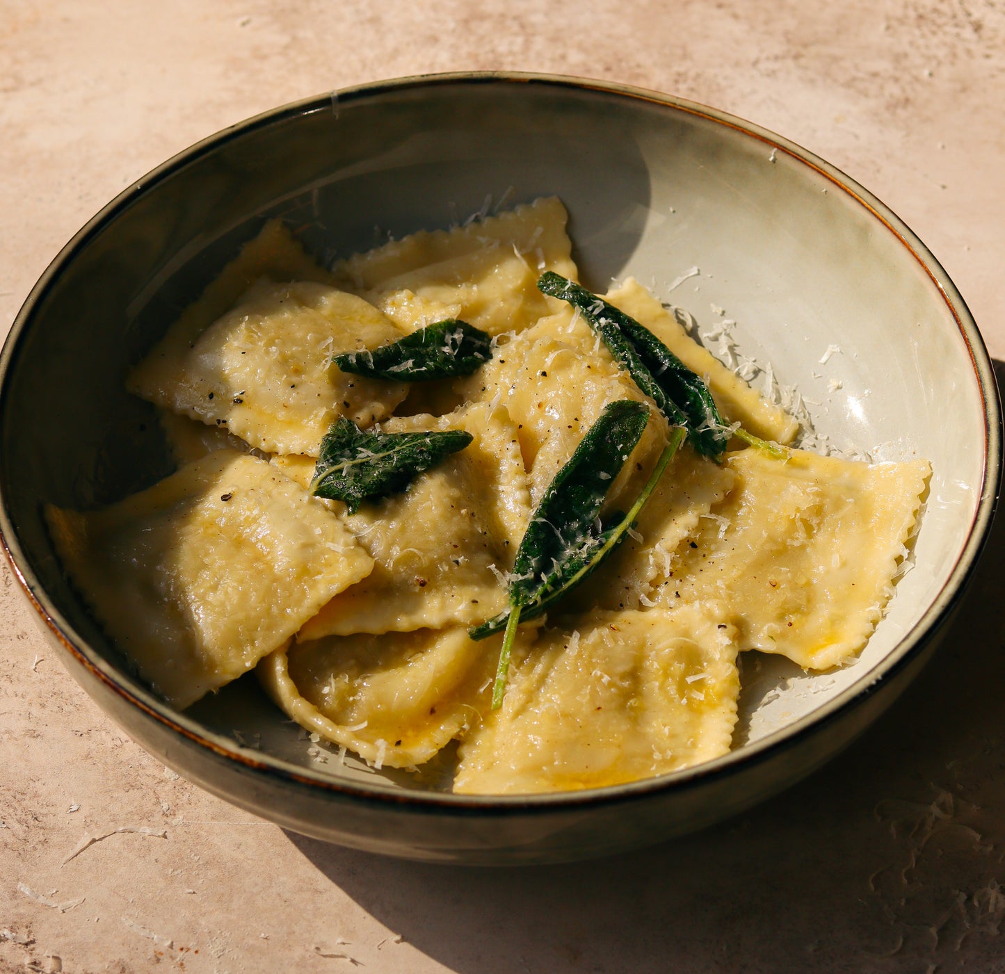 Ravioli Ricotta Hazelnoot